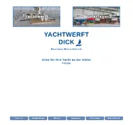 Kleine Seitenvorschau von yachtwerft-dick.de