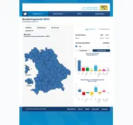 Kleine Seitenvorschau von bundestagswahl2025.bayern.de
