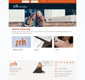 Kleine Seitenvorschau von ecampus.srh-university.de