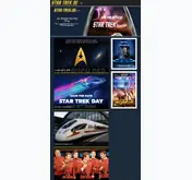 Kleine Seitenvorschau von startrek.de