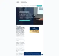 Kleine Seitenvorschau von ecdi.de