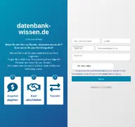 Kleine Seitenvorschau von datenbank-wissen.de