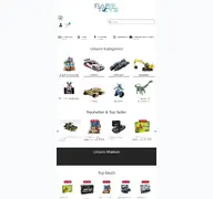 Kleine Seitenvorschau von rabe-toys.de