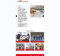 Kleine Seitenvorschau von spd-bremen.de