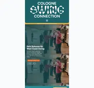 Kleine Seitenvorschau von cologneswingconnection.de