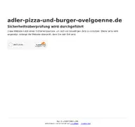 Kleine Seitenvorschau von adler-pizza-und-burger-ovelgoenne.de