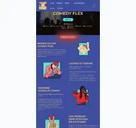 Kleine Seitenvorschau von comedyflex.de