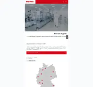 Kleine Seitenvorschau von bertramhygiene.de