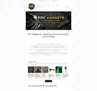 Kleine Seitenvorschau von edc-gadgets.de