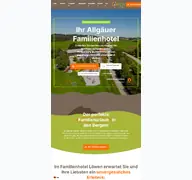 Kleine Seitenvorschau von loewen-nesselwang.de