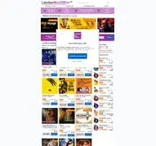 Kleine Seitenvorschau von londonboxoffice.de