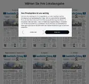 Kleine Seitenvorschau von epaper.saarbruecker-zeitung.de