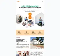 Kleine Seitenvorschau von pflegeleicht-akademie.de