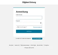 Kleine Seitenvorschau von service.allgaeuer-zeitung.de