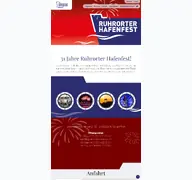 Kleine Seitenvorschau von ruhrorter-hafenfest.de