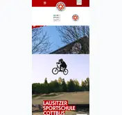 Kleine Seitenvorschau von sportschule-cottbus.de