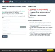Kleine Seitenvorschau von xddns.de