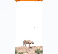 Kleine Seitenvorschau von safari.de