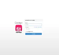 Kleine Seitenvorschau von cockpit.myfitapp.de