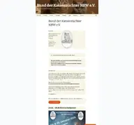 Kleine Seitenvorschau von bund-der-katzenzuechter-nrw.de