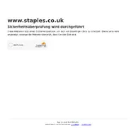 Kleine Seitenvorschau von staples.co.uk
