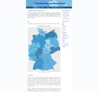 Kleine Seitenvorschau von bundeslaenderdeutschland.de