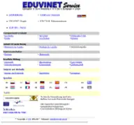 Kleine Seitenvorschau von eduvinet.de