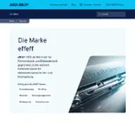 Kleine Seitenvorschau von effeff.de