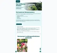 Kleine Seitenvorschau von graefliche-kliniken.de