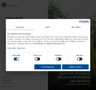 Kleine Seitenvorschau von onlineservices.evo-ag.de