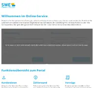 Kleine Seitenvorschau von onlineservice.swe.de