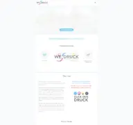 Kleine Seitenvorschau von we-druck.de