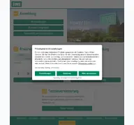 Kleine Seitenvorschau von kundenportal.stadtwerke-erfurt.de