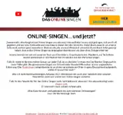 Kleine Seitenvorschau von online-singen.de