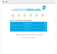 Kleine Seitenvorschau von onlinetermine.friesland.de