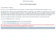 Kleine Seitenvorschau von online-termine.medizinicum.de