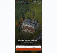 Kleine Seitenvorschau von chateaumontyspa.resorthotel.de