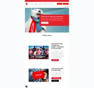 Kleine Seitenvorschau von worldofcoca-cola.com