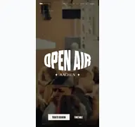 Kleine Seitenvorschau von openairaachen.de
