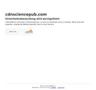 Kleine Seitenvorschau von cdnsciencepub.com