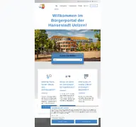 Kleine Seitenvorschau von openrathaus.hansestadt-uelzen.de