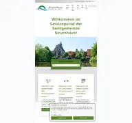 Kleine Seitenvorschau von openrathaus.neuenhaus.de
