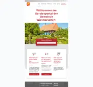 Kleine Seitenvorschau von openrathaus.wietmarschen.de