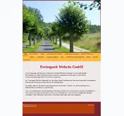Kleine Seitenvorschau von ferienpark-wehrda.de