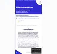 Kleine Seitenvorschau von maennerperspektiven.de