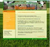 Kleine Seitenvorschau von blomland.de