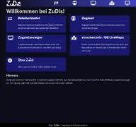 Kleine Seitenvorschau von zudis.de