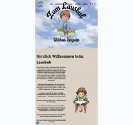 Kleine Seitenvorschau von zum-lausbub.de