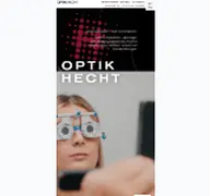 Kleine Seitenvorschau von optik-hecht.de
