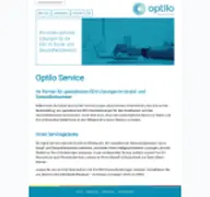 Kleine Seitenvorschau von optilo-service.de